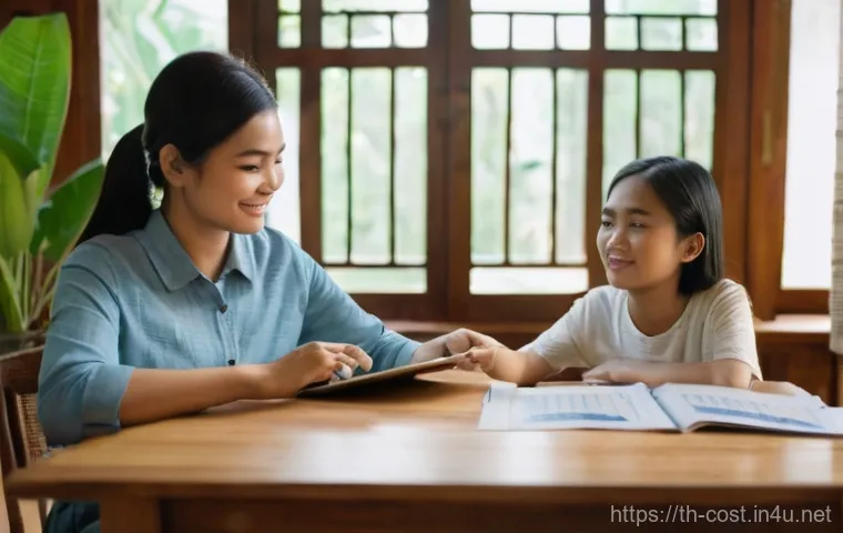 대학 등록비 - **Prompt:** A young Thai university student, approximately 20 years old, with a focused and determin...